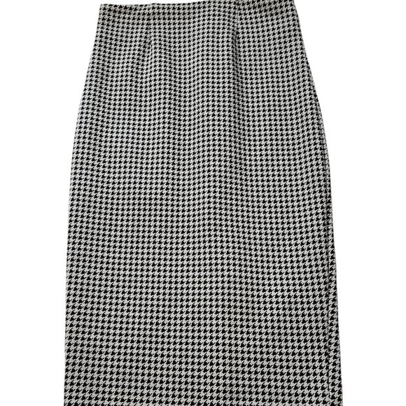 NWOT Le Chateau Houndstooth Pencil Skirt, Size 1 - Picture 1 of 10
